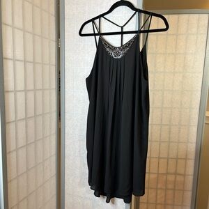 Anthropologie ASTR black lined dress